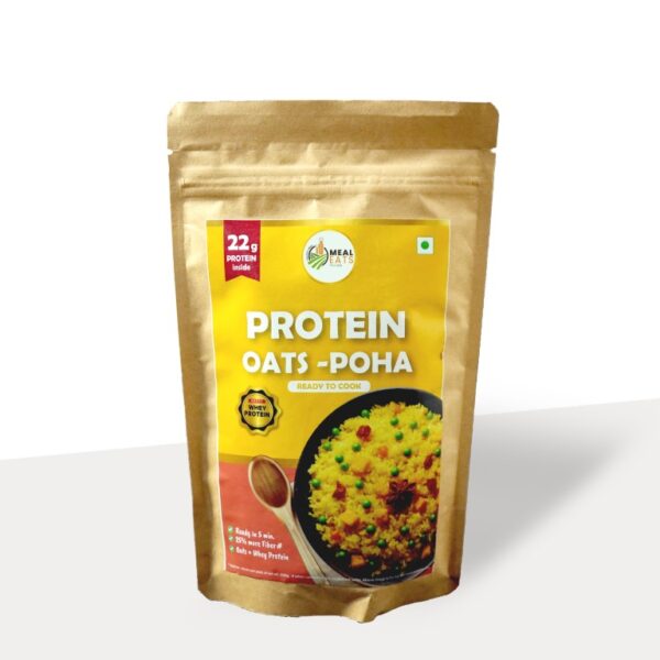 Protein Oats- Poha Image- Protein-Rich Breakfast Delight